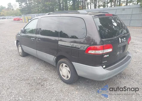 2001 Toyota Sienna Le z USA, uszkodzony, nr VIN 4T3ZF13C81U345260